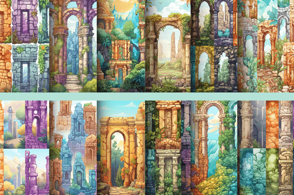 Ancient Ruins Patterns