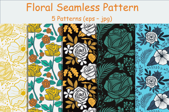 Botanical Floral Seamless Patterns: A Versatile Design Choice for Creatives