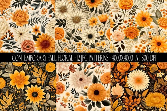 Contemporary Fall Floral Patterns: A Resource for Creative Professionals