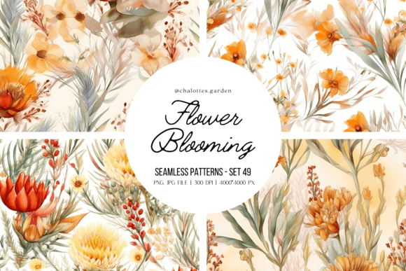 Desert Flowers Blooming Patterns Vol.2: A Beautiful Addition to Your DIY Projects
