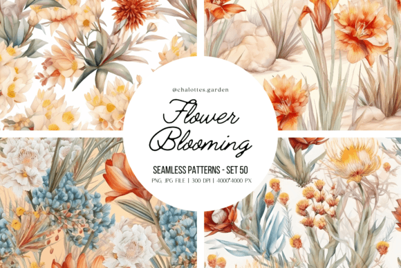 Desert Flowers Blooming Patterns Vol.3: A Strategic Resource for Creative and Practical Projects