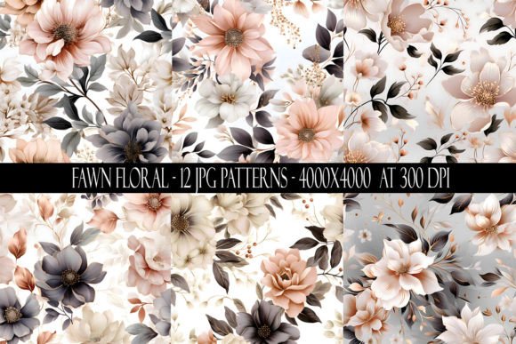 Exploring the World of Fawn Floral Seamless Patterns