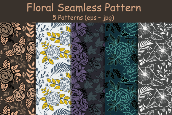 Floral Seamless Patterns: A Versatile Design for Creative Projects