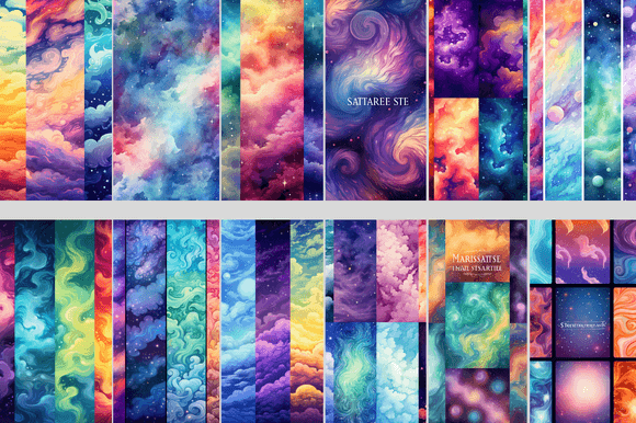 Galactic Dreamscape Patterns: A Creative Resource for Every Project