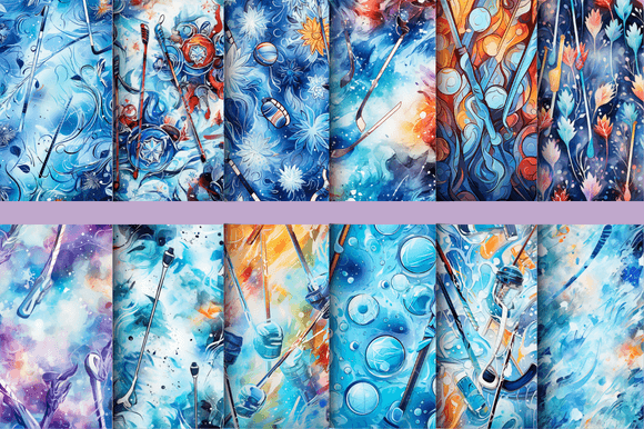 Ice Hockey Patterns: A Bold Choice for Creative Projects