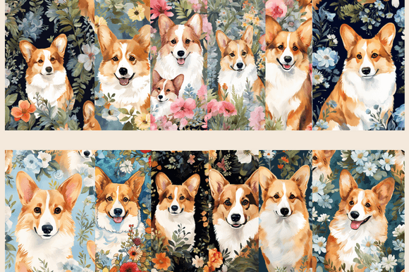 Pembroke Welsh Corgis Patterns: Exploring the Appeal of Digital Design Files