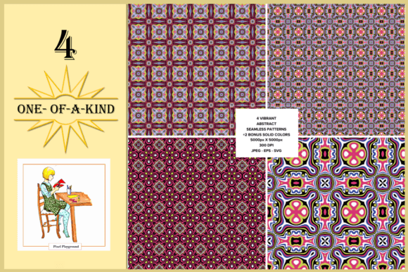 Unique Abstract Seamless Patterns