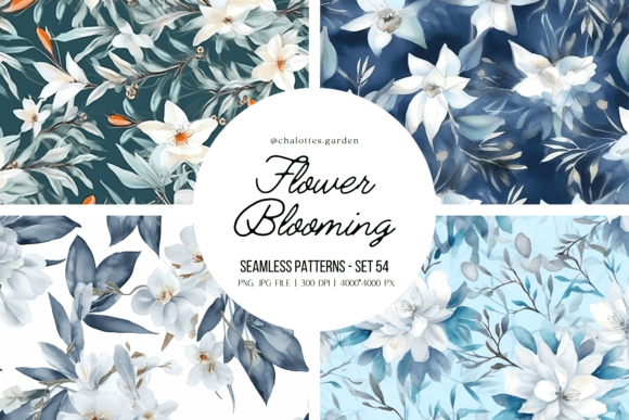 Winter Flower Blooming Patterns Vol.1: A Guide to Adding Elegance to Your DIY Projects